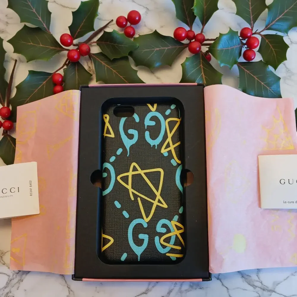 Authentic NIB Gucci Skelton iPhone 6 Case MSRP $278
